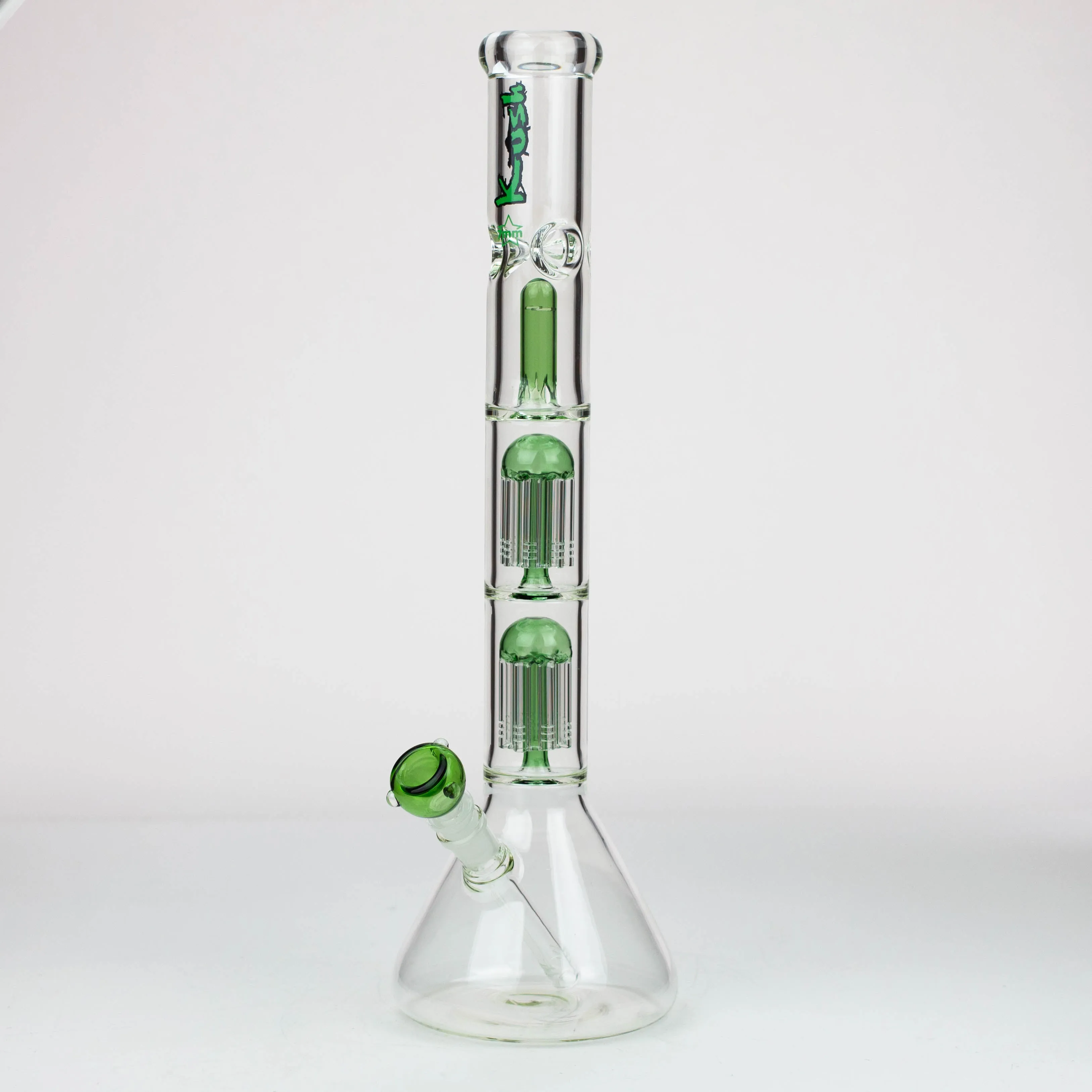 18" KUSH Dual Tree Percolator Splash Guard Bong