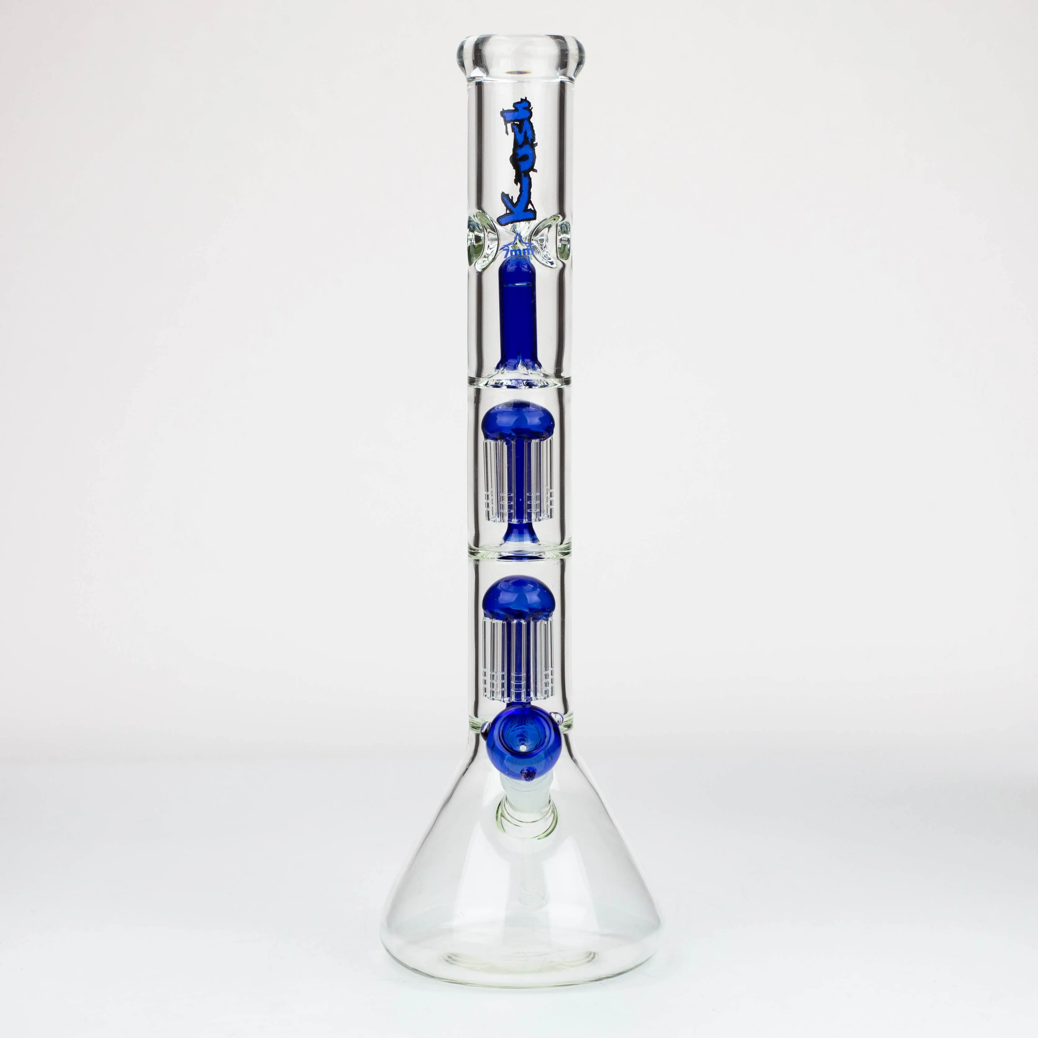 18" KUSH Dual Tree Percolator Splash Guard Bong