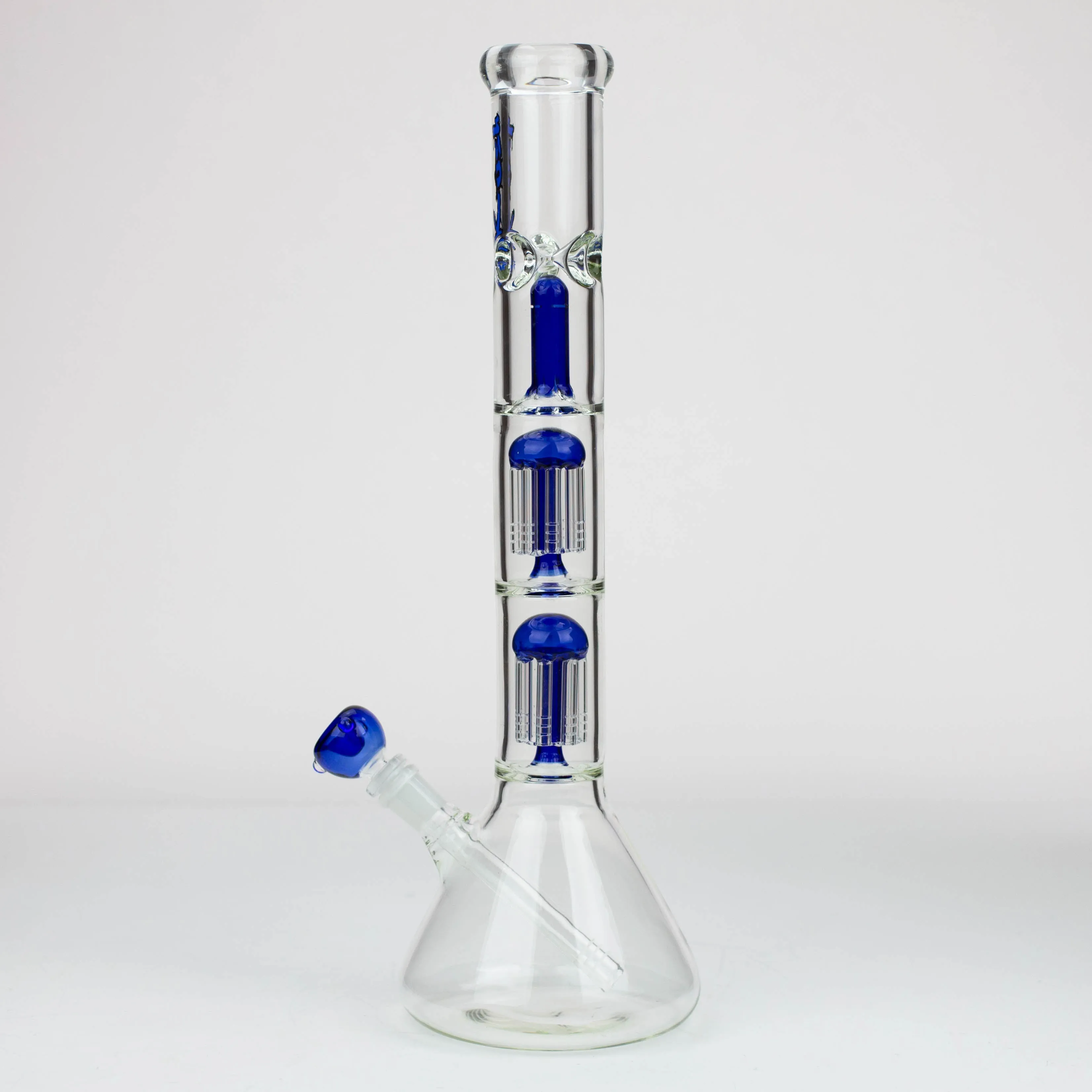 18" KUSH Dual Tree Percolator Splash Guard Bong