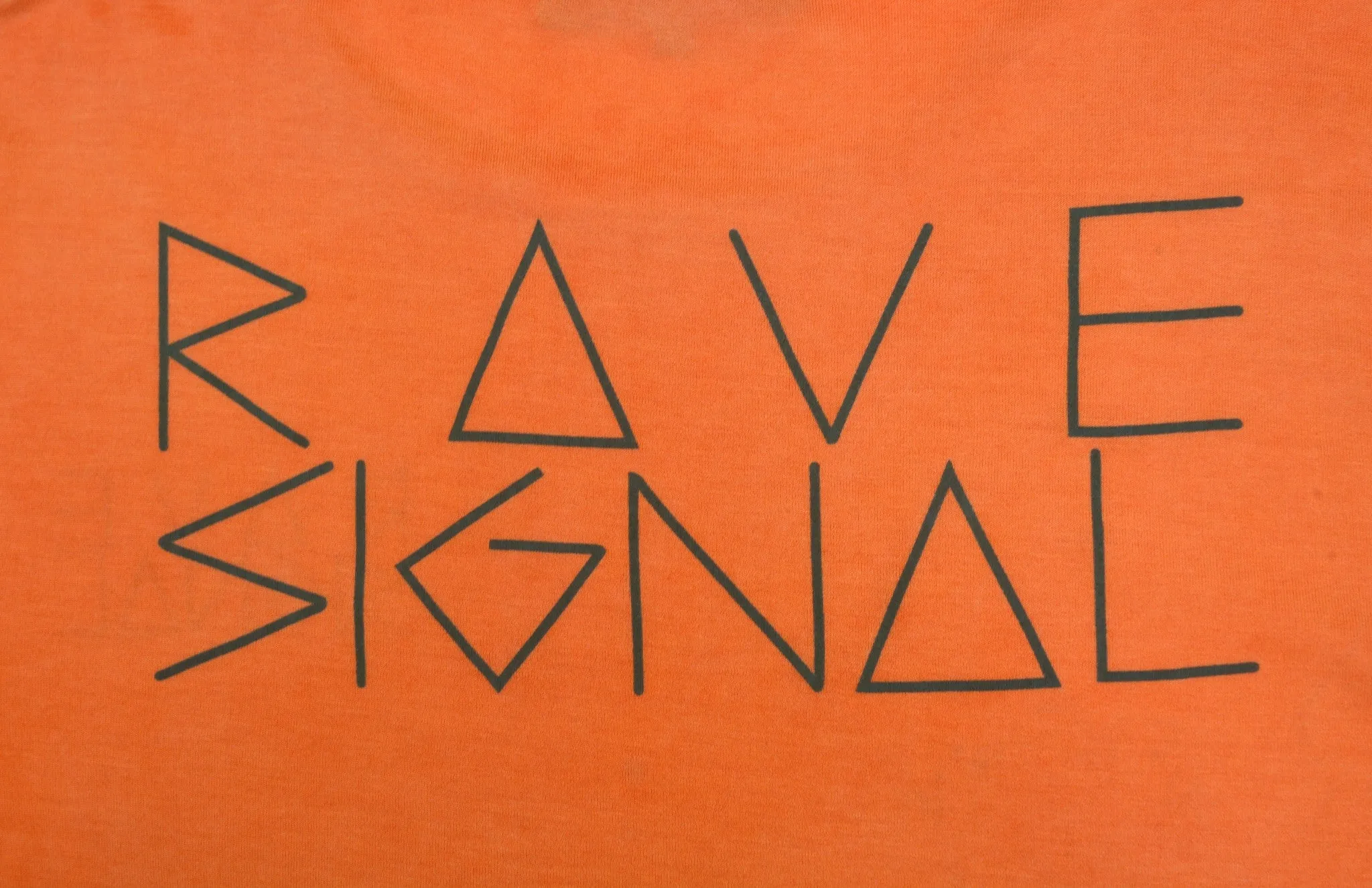 2004 Overdyed Extrafine Jersey 'Rave Signal' T-shirt