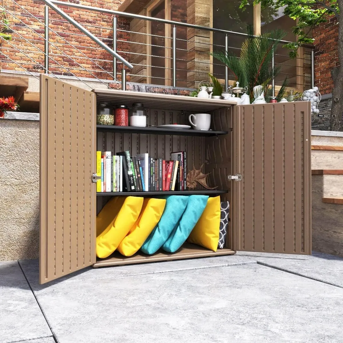 9 cubic feet Indoor & Outdoor Storage Cabinet