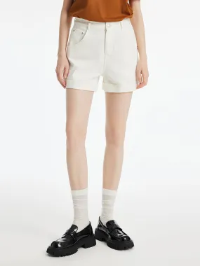 A-Line Folded Hem Women Shorts