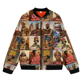 Ancient African Leaders Bomber Jacket