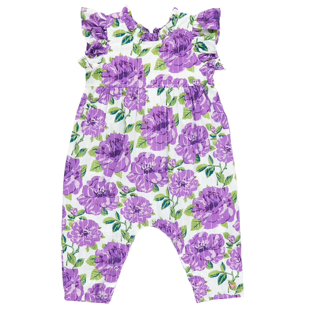 Baby Girls Jennifer Jumper - Purple Peonies