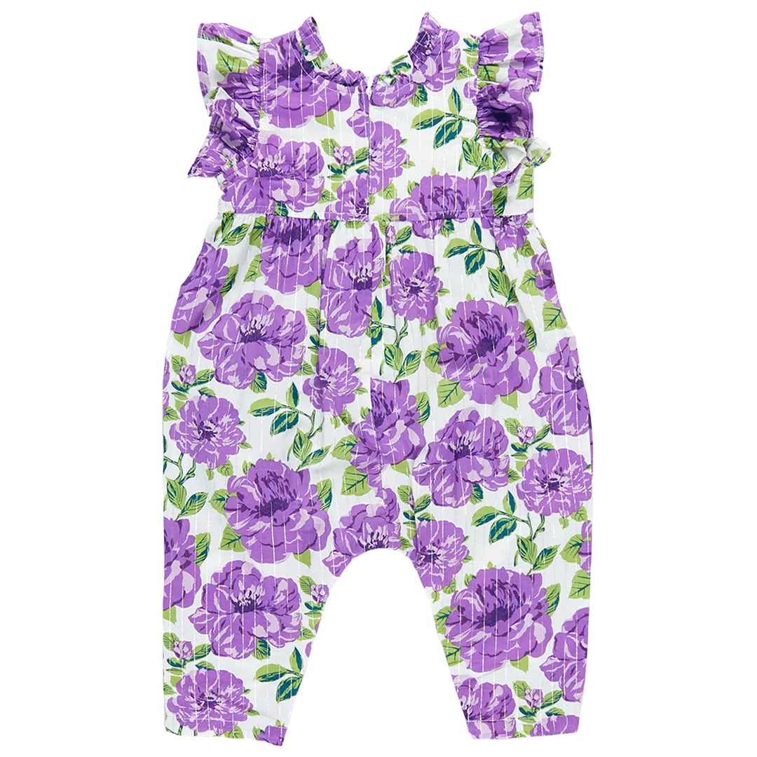 Baby Girls Jennifer Jumper - Purple Peonies