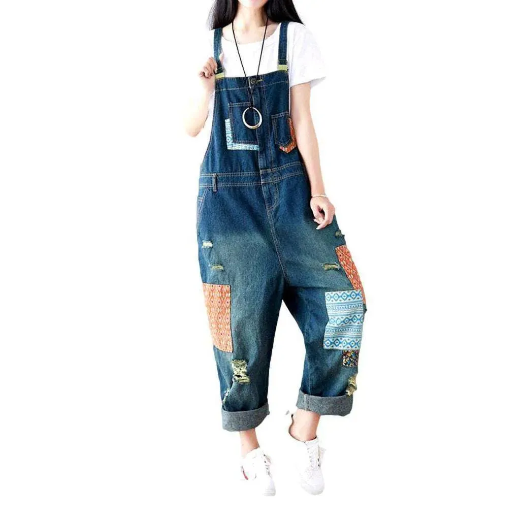 Baggy jeans dungaree for ladies