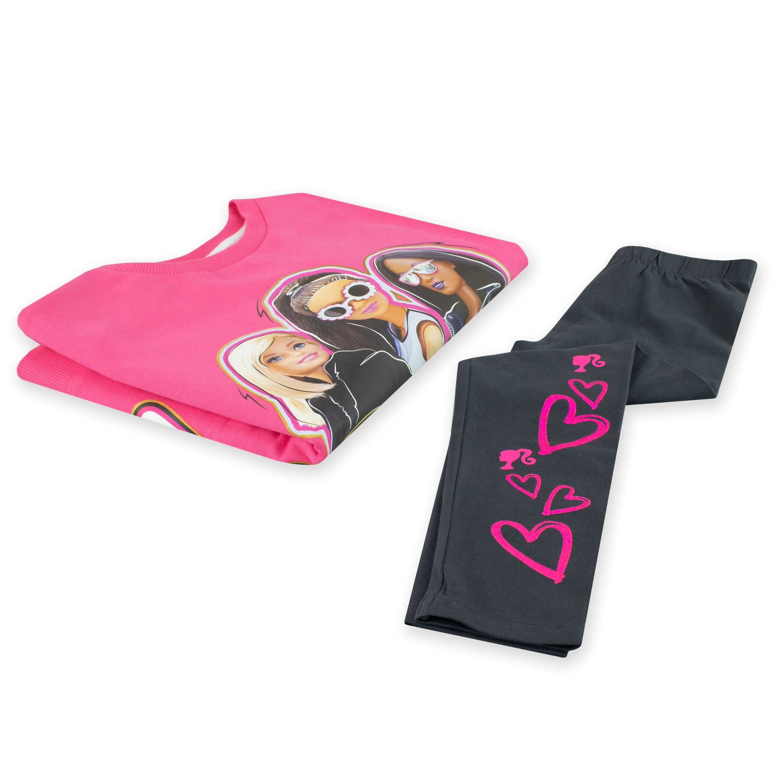 Barbie Sweatshirt and Leggings Outfit