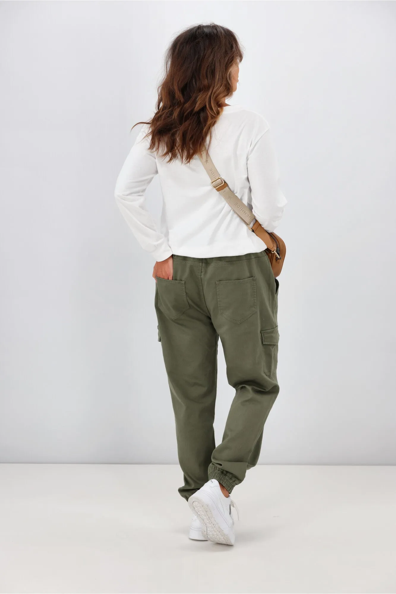 Betty Basics Connecticut Cargo Jean Khaki