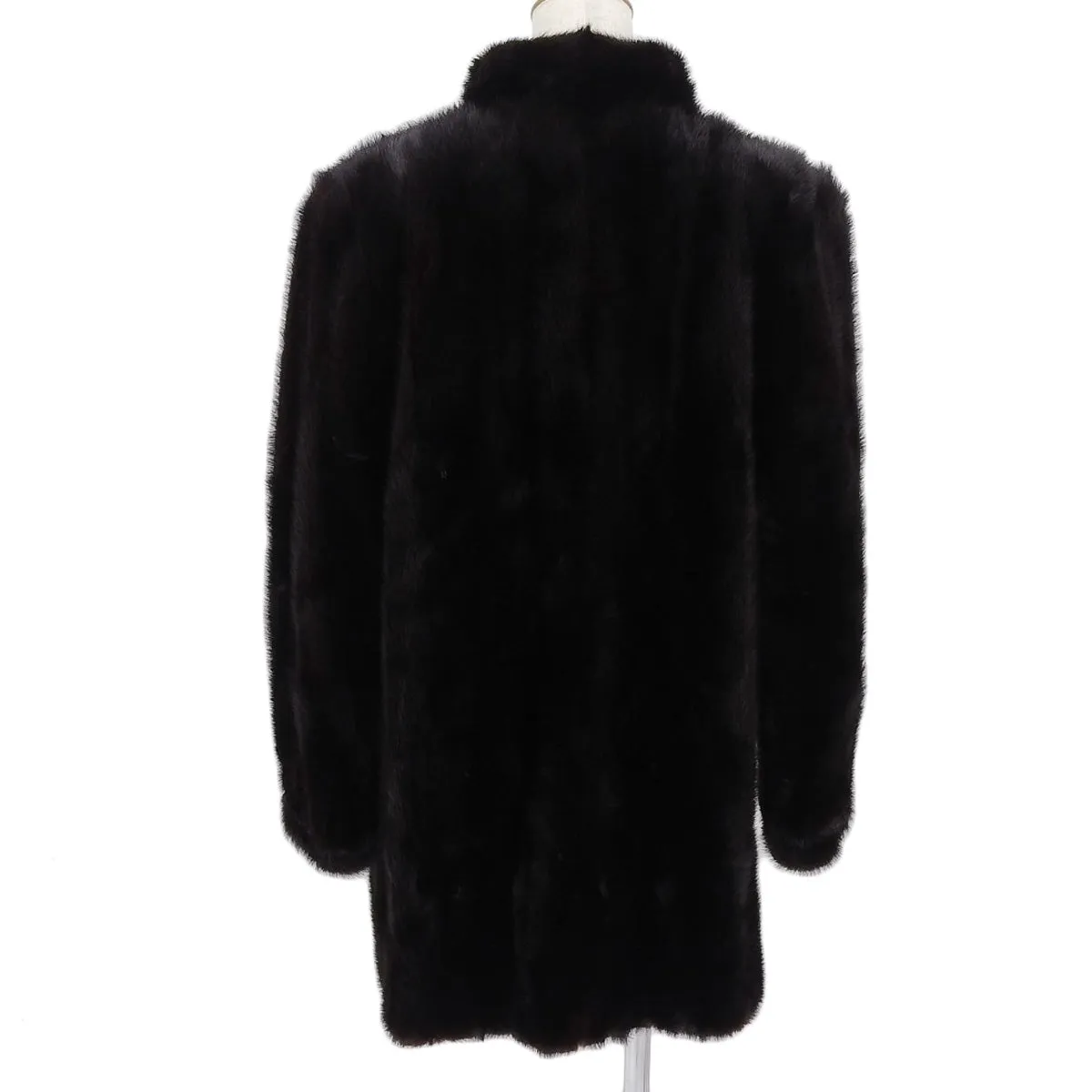 Black Mink Fur Coat