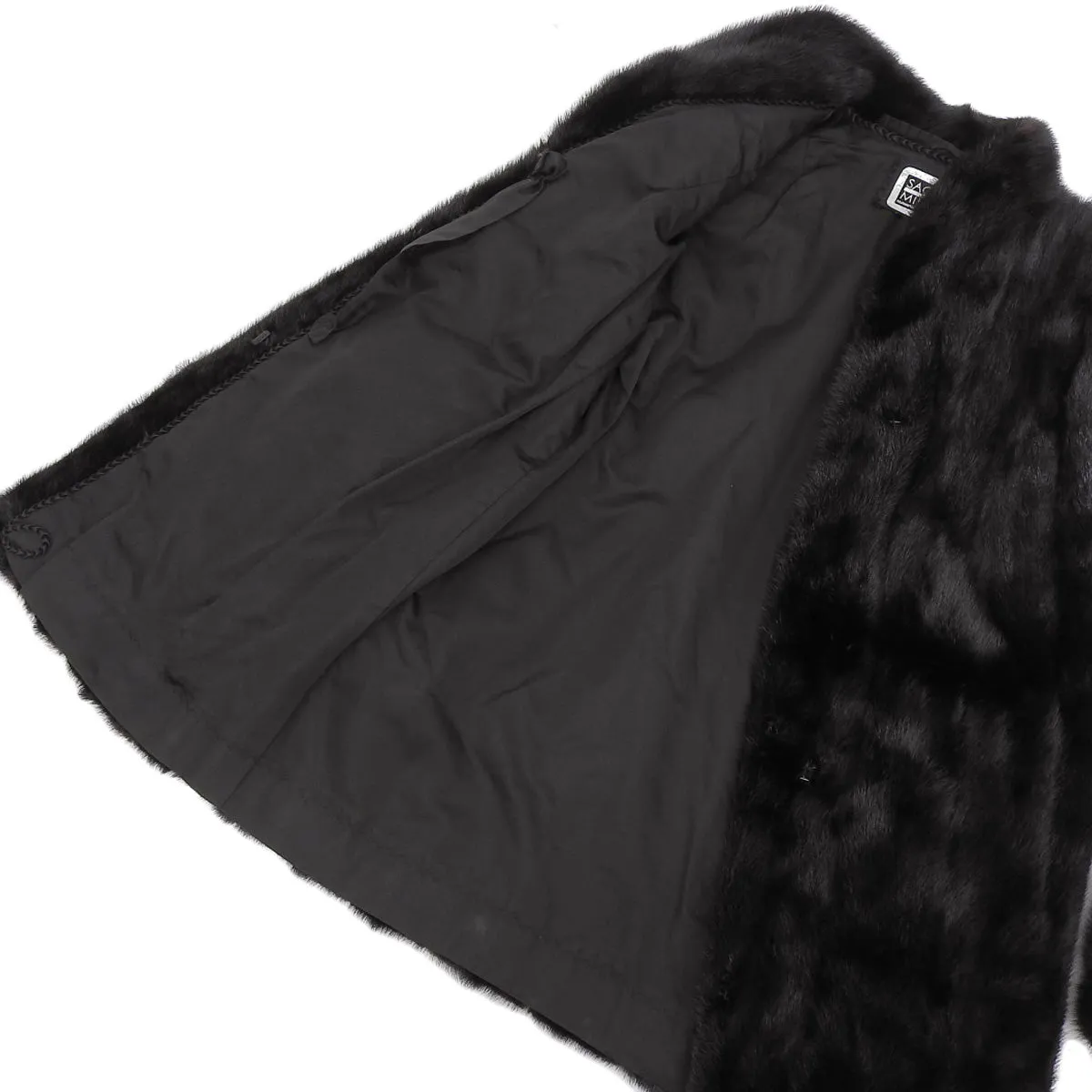 Black Mink Fur Coat