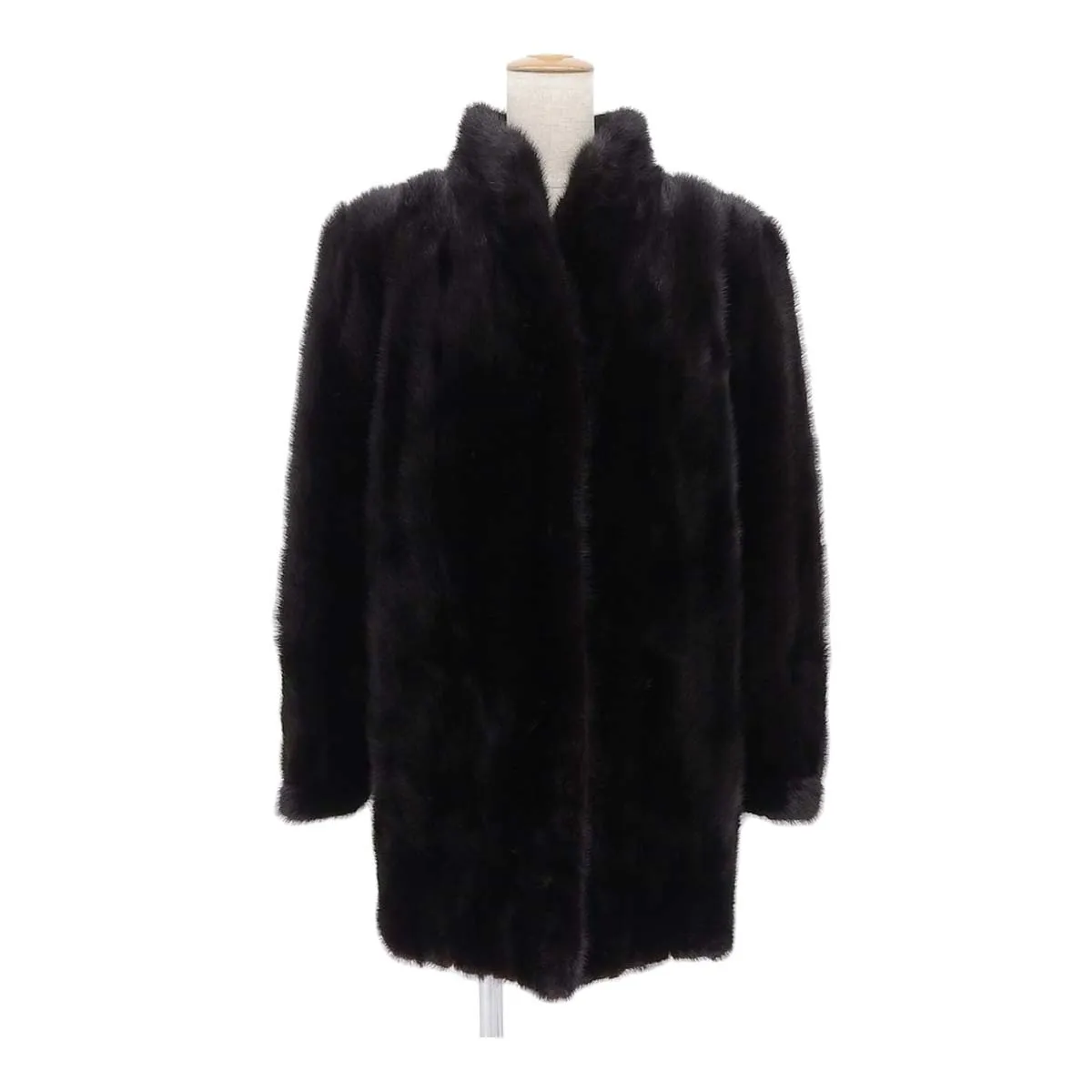 Black Mink Fur Coat