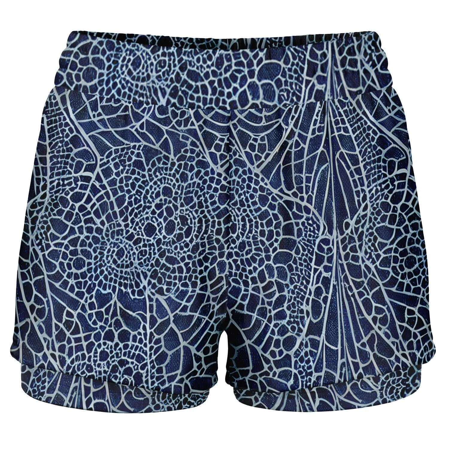 Blue Lace 2-in-1 Shorts