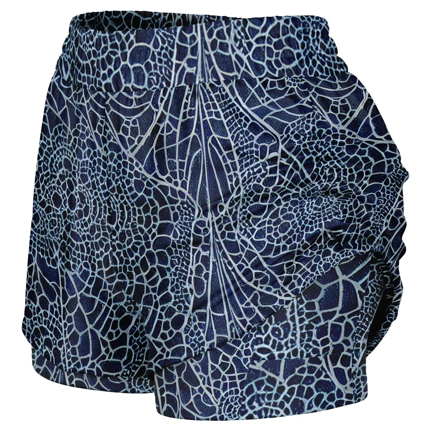 Blue Lace 2-in-1 Shorts