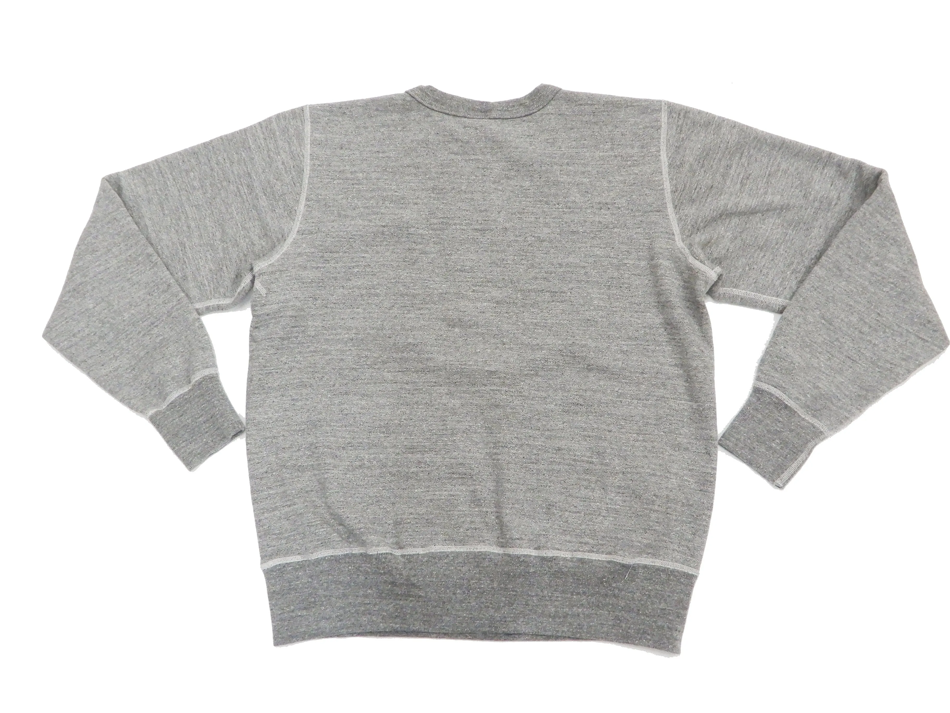 Buzz Rickson Plain Sweatshirt Men's Loop-wheeled Vintage Style BR65622 Heather-Gray