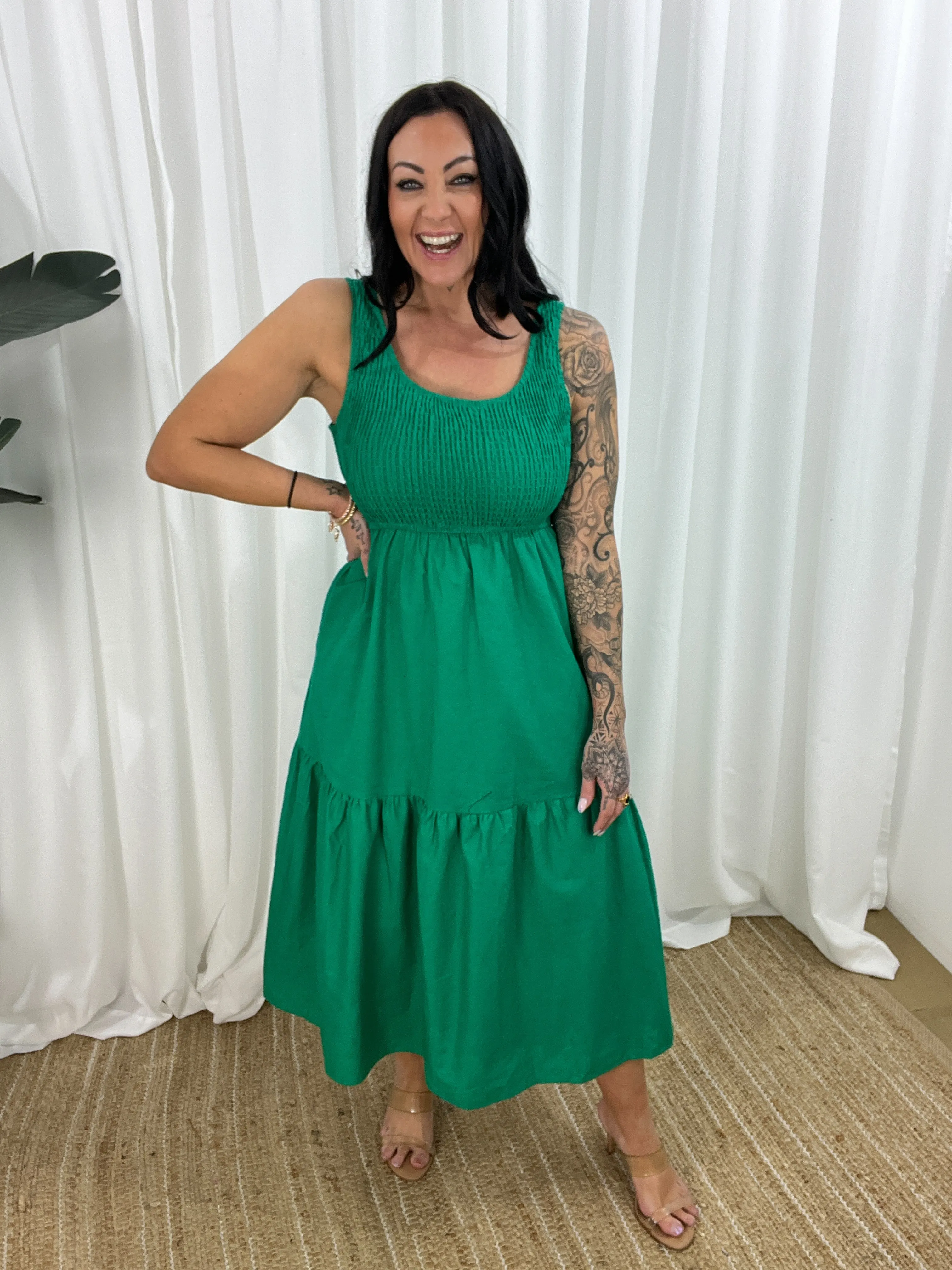 Callen Dress - Green