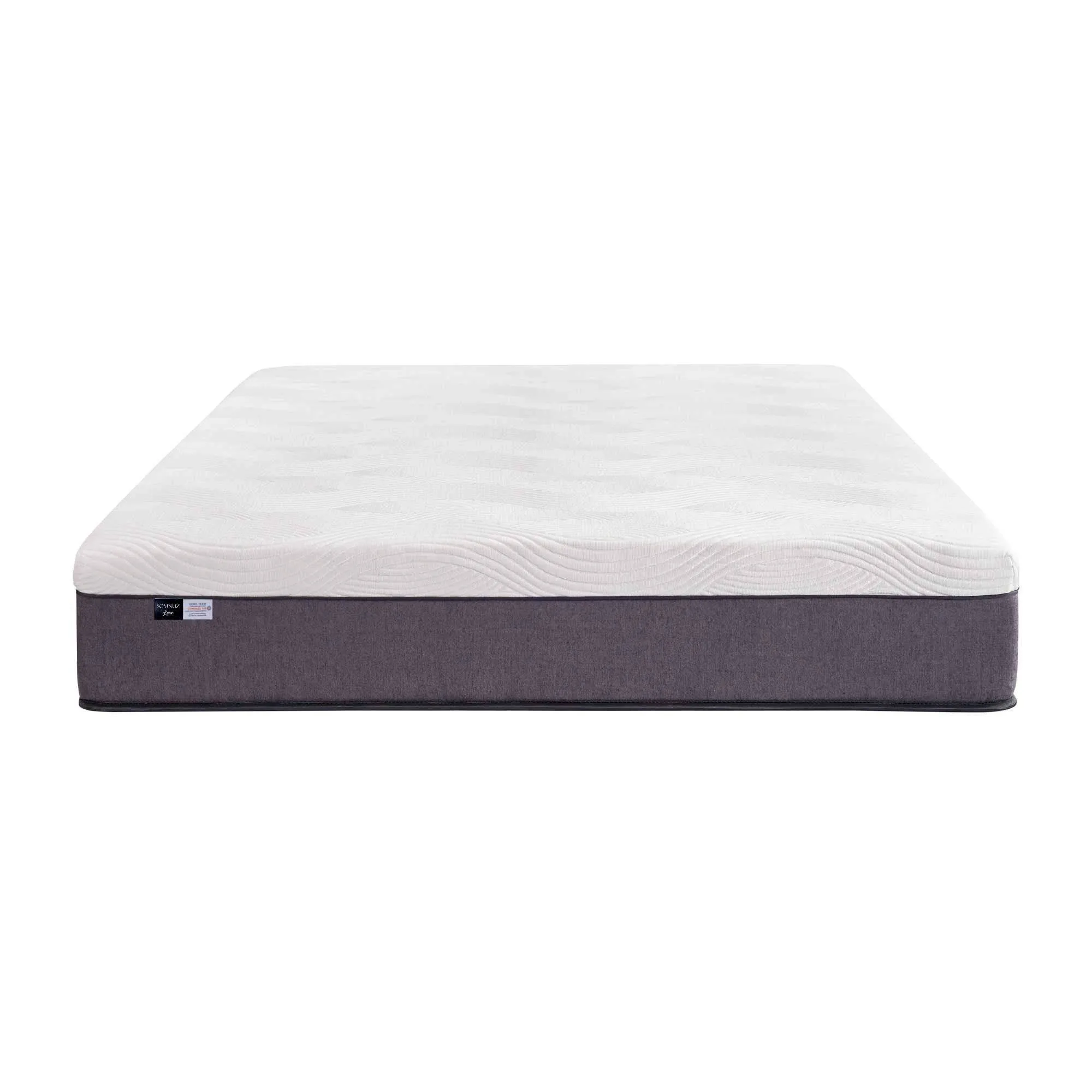 Campo Fabric Bed Frame (Water Repellent)   Somnuz™ Luxe Hybrid Cooling Mattress