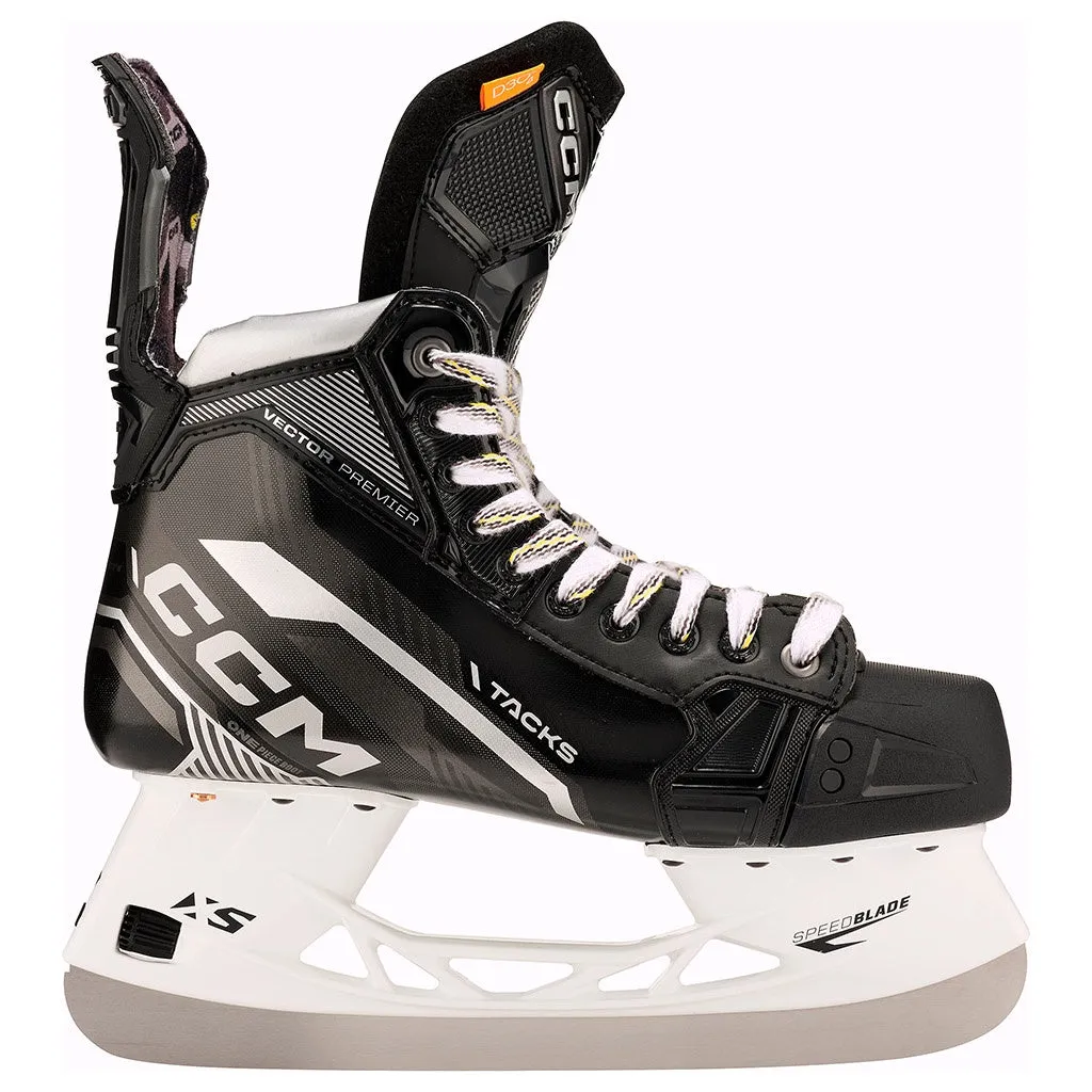 CCM Tacks Vector Premier 2022 Intermediate Ice Hockey Skates