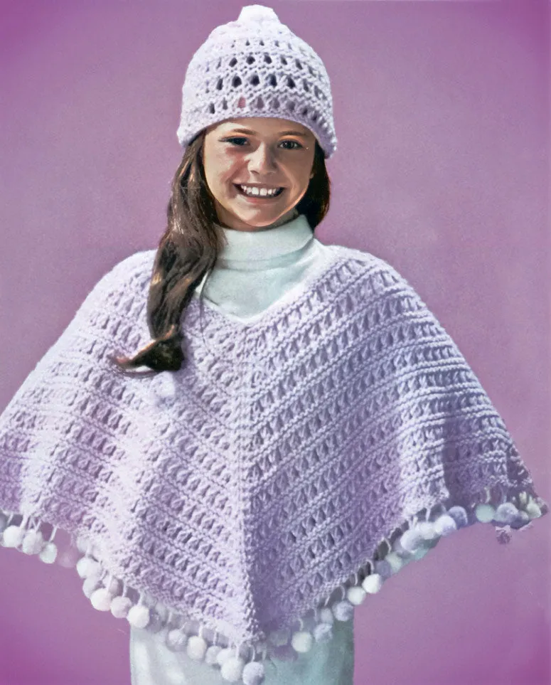 Child's Poncho & Tam Pattern