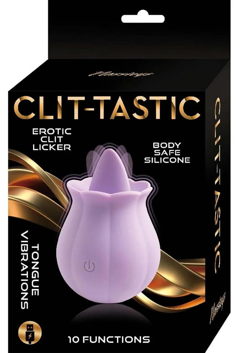 Clit-Tastic Erotic Clit Licker Rechargeable Silicone Clitoral Vibrator