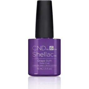 CND Shellac Gel Polish, 91755, Grape Gum, 0.5oz KK0824