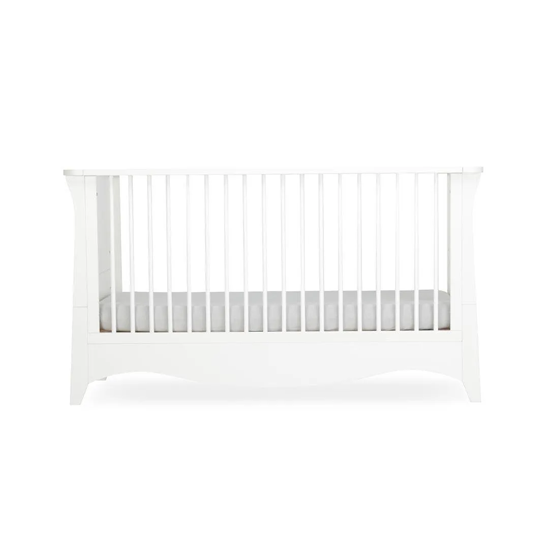 CuddleCo Clara 2 Piece Set 3-Drawer Dresser   Cot Bed - White