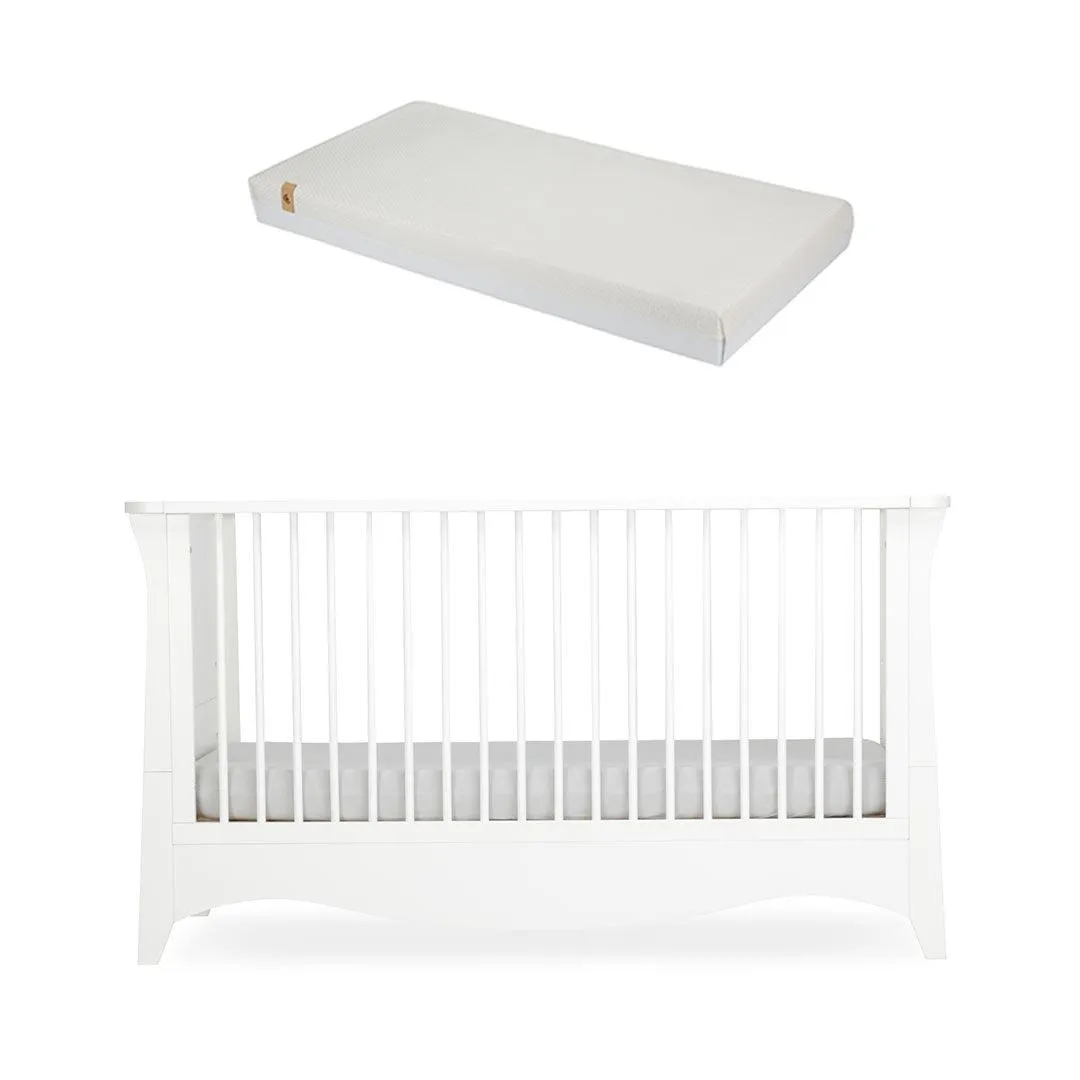 CuddleCo Clara Cot Bed - White