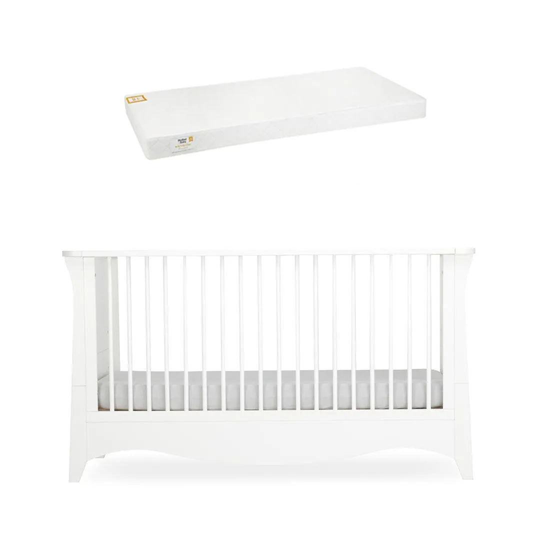 CuddleCo Clara Cot Bed - White