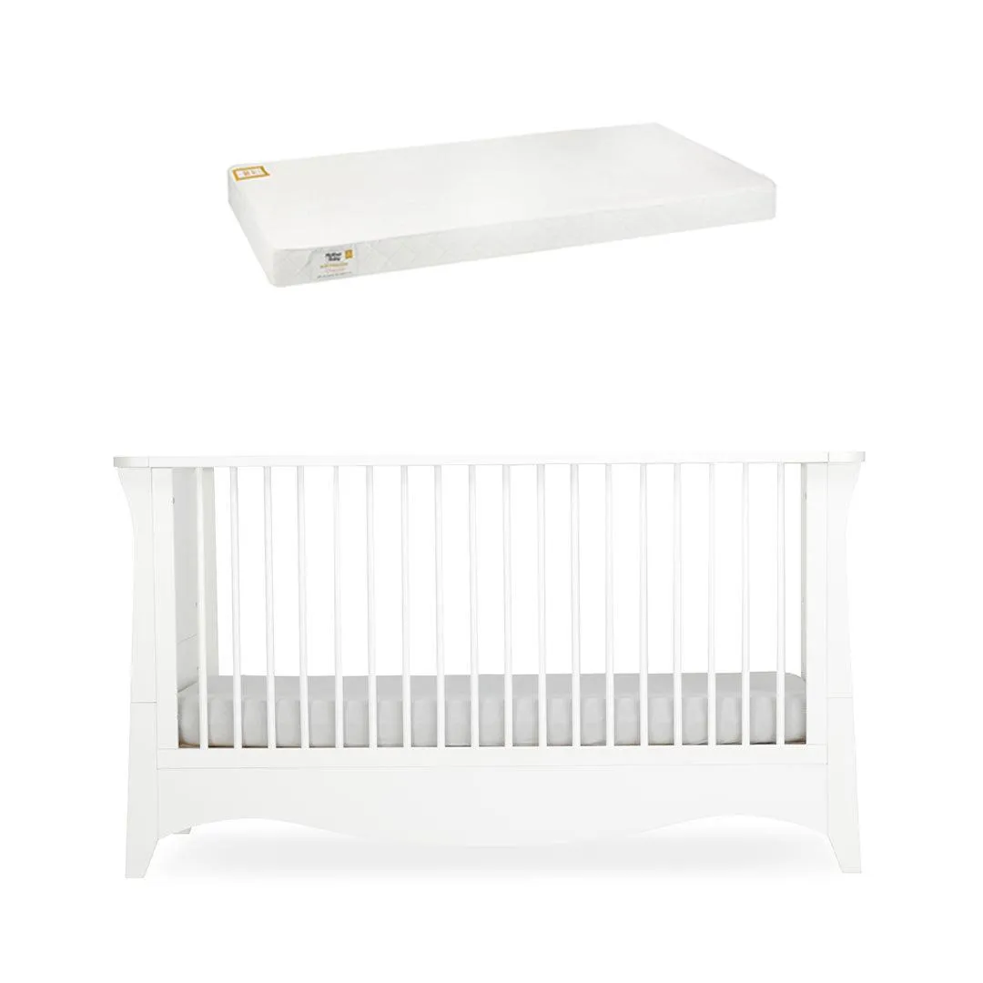 CuddleCo Clara Cot Bed - White