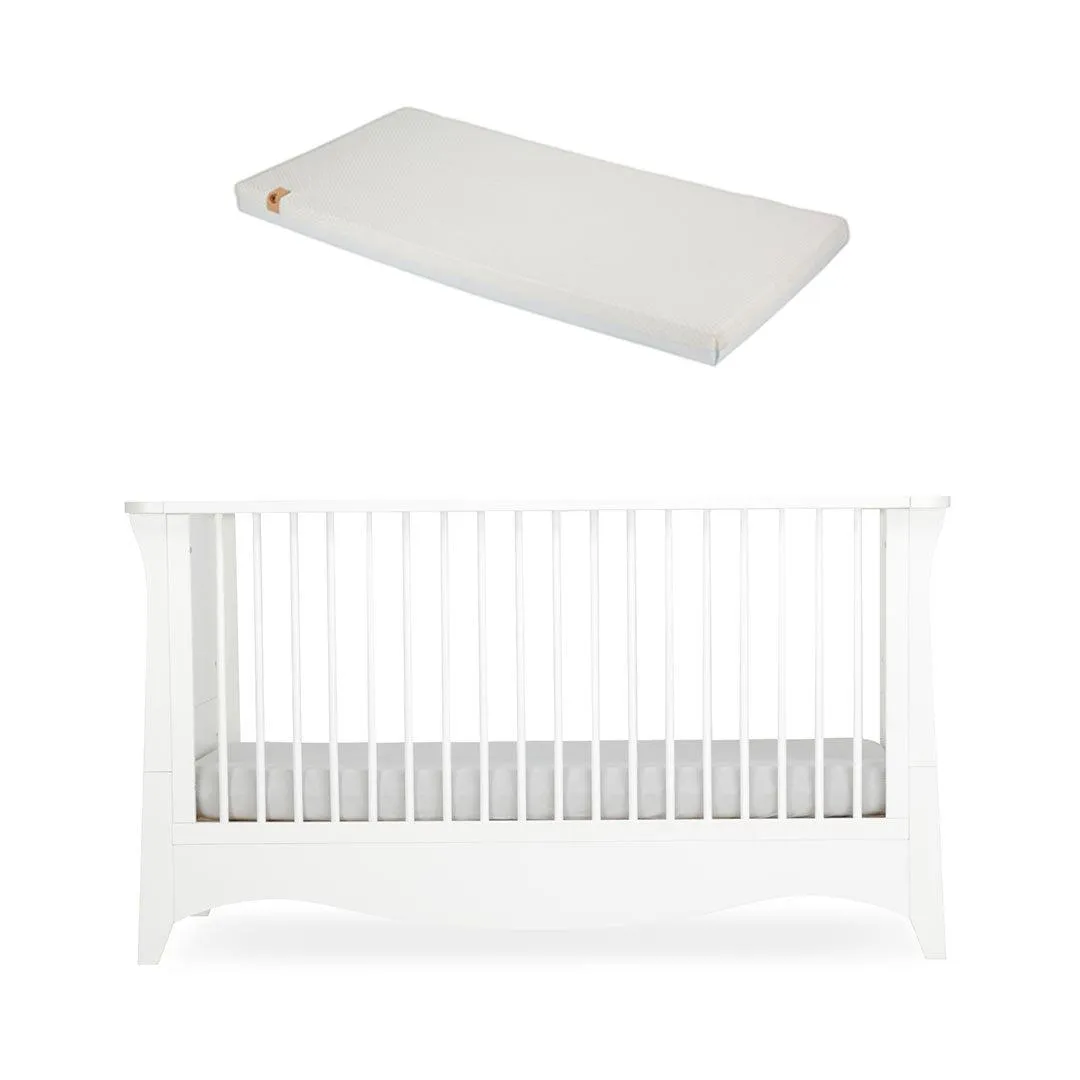 CuddleCo Clara Cot Bed - White