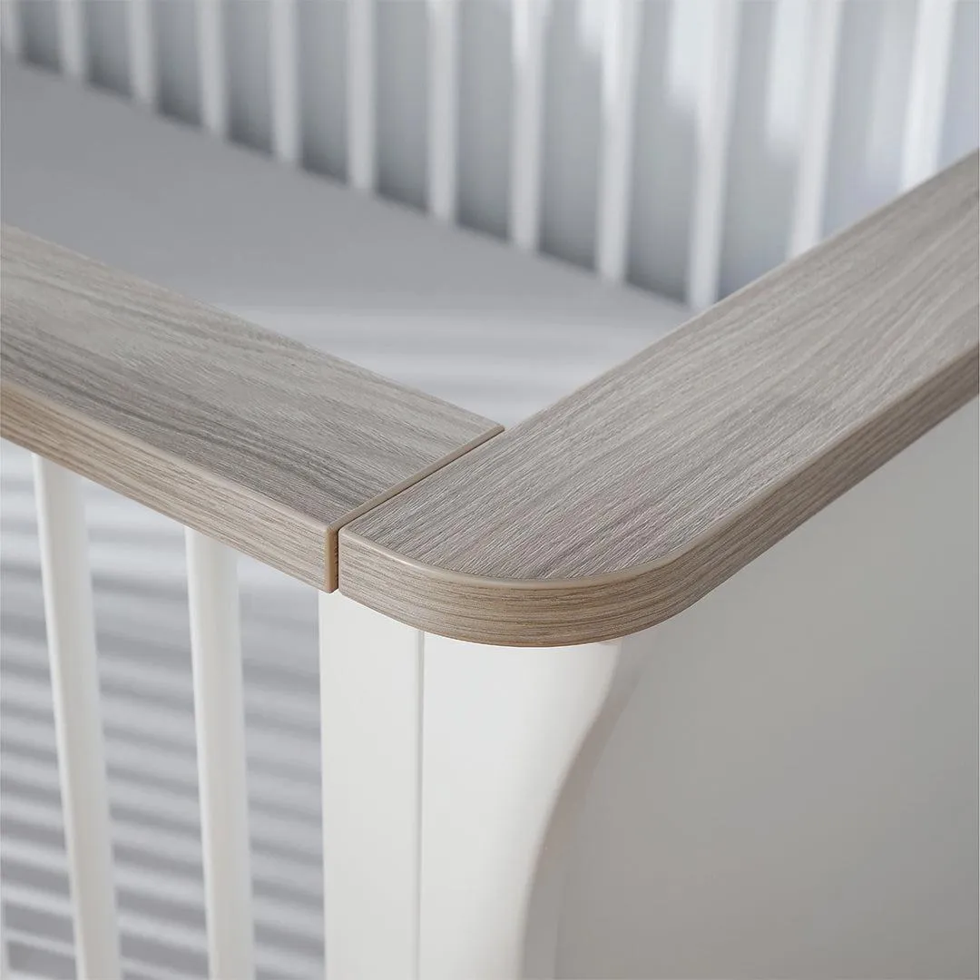 CuddleCo Clara Cot Bed - White/Ash