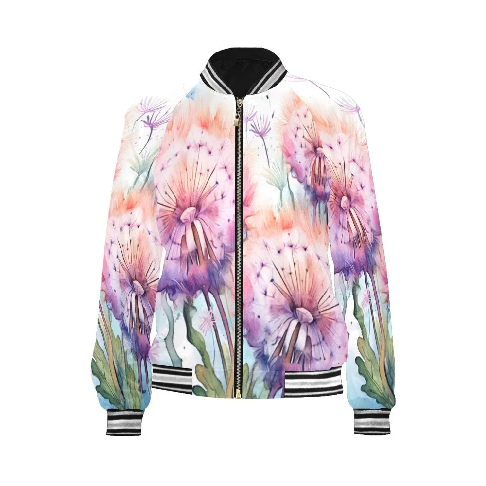 Dandelions awd320 Bomber Jacket for Women