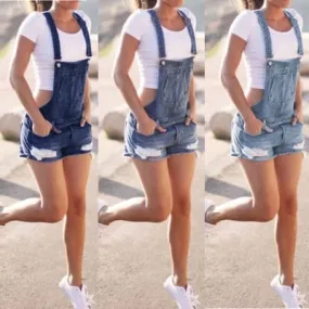 Denim Jeans short romper - Culture Heaven Special