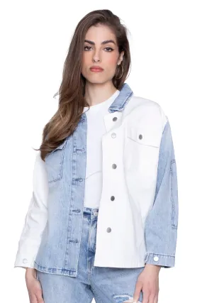 Denim Mix Shacket