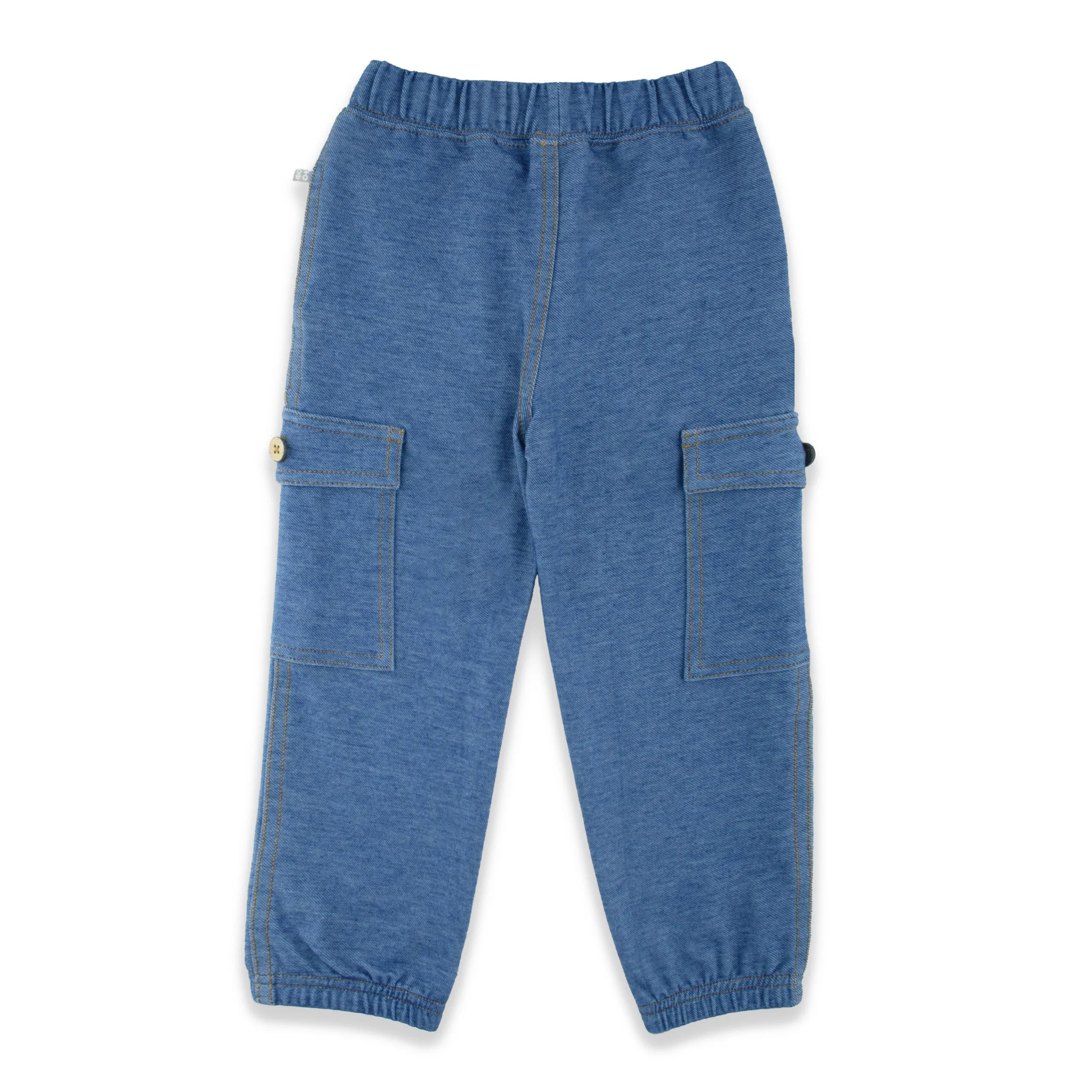 Denim Toddler Cargo Jeans