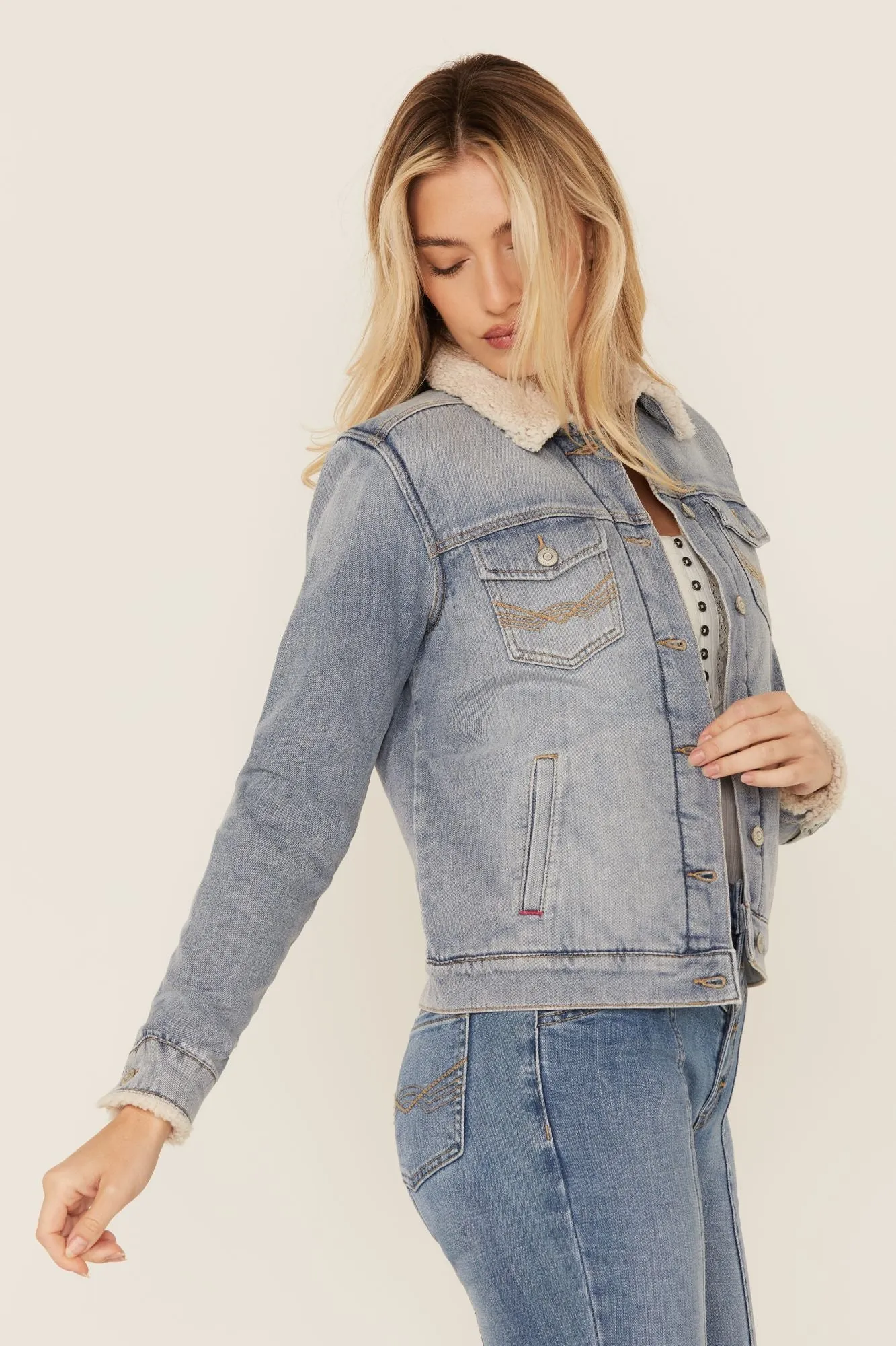 Edgewood Sherpa Lined Denim Jacket