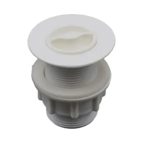 Extended 32mm White Plastic Body Plug and Waste Unit