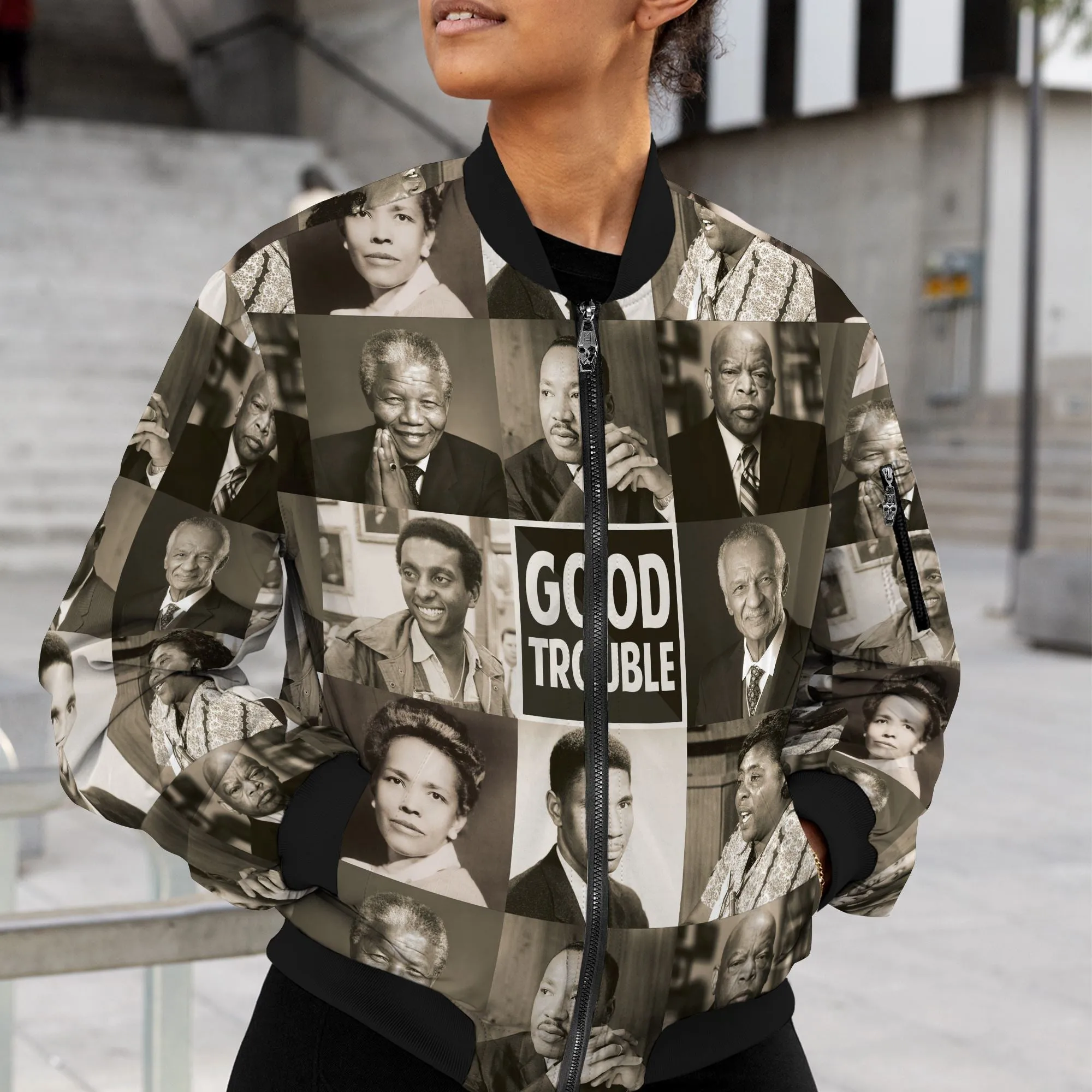 Good Trouble Bomber Jacket