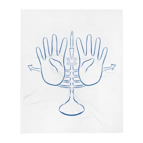 HANUKKAH (ASL) Throw Blanket