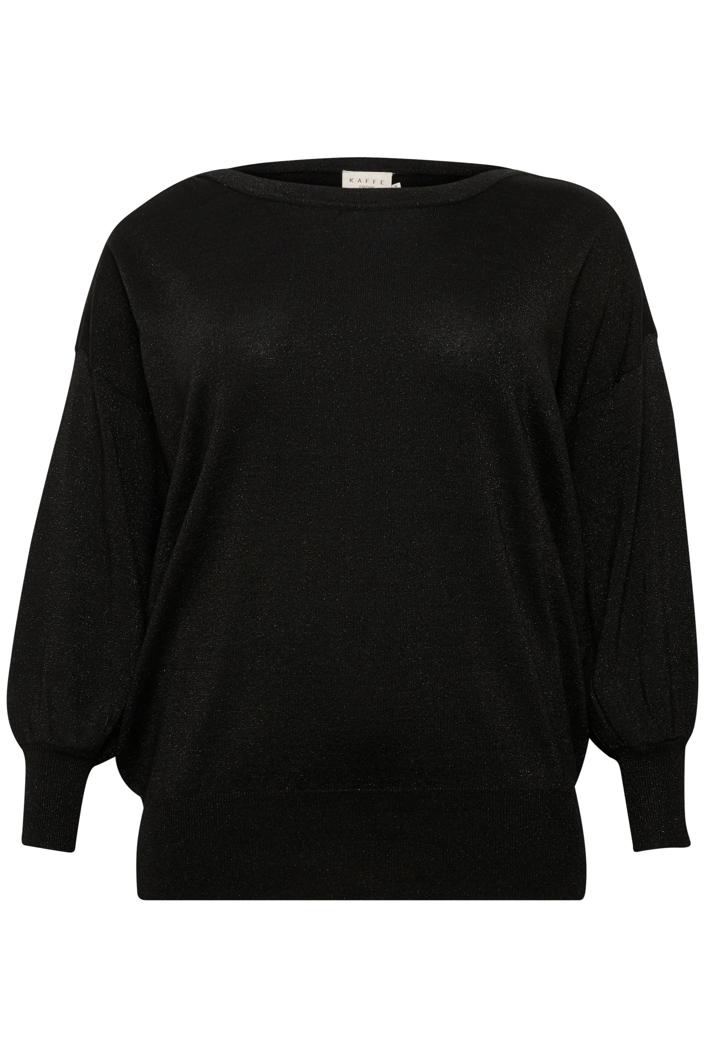 Kaffe Curve Regitta Knit Jumper in Black