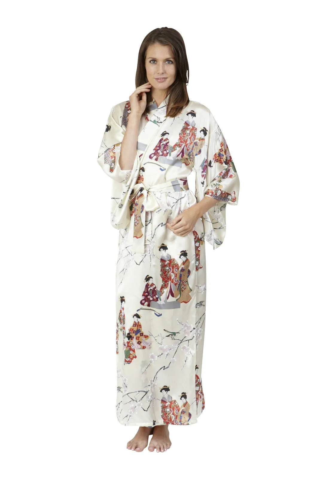 Kimono Beauty Silk Long Kimono