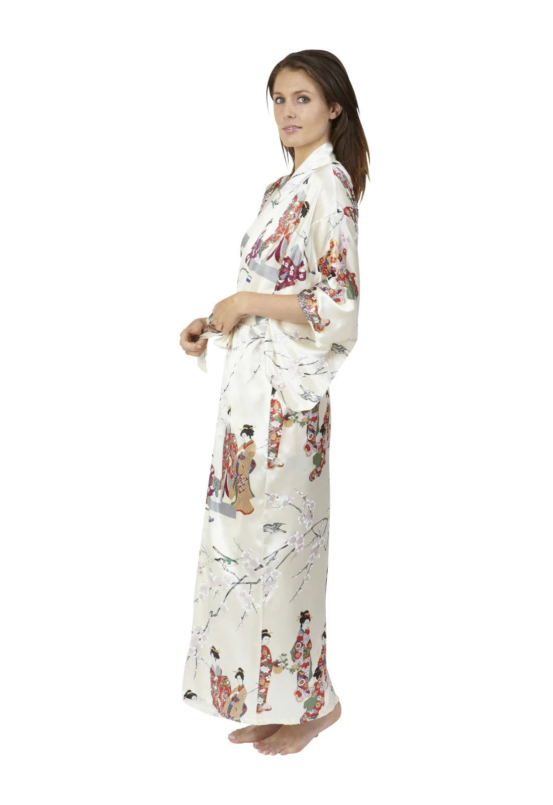 Kimono Beauty Silk Long Kimono