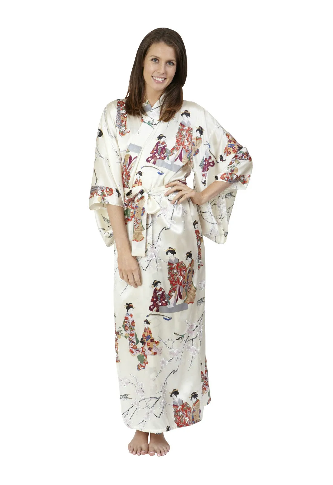 Kimono Beauty Silk Long Kimono