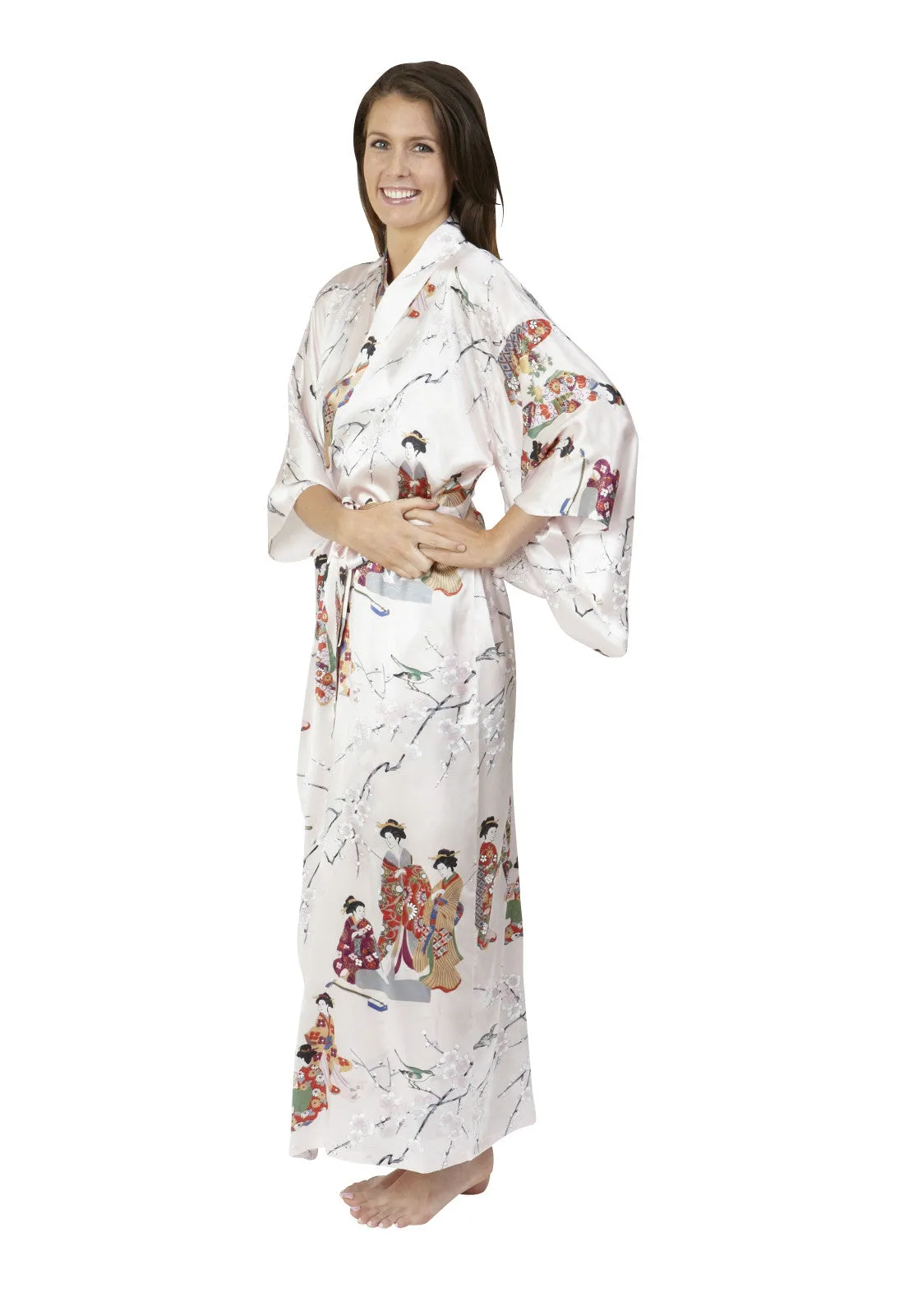 Kimono Beauty Silk Long Kimono