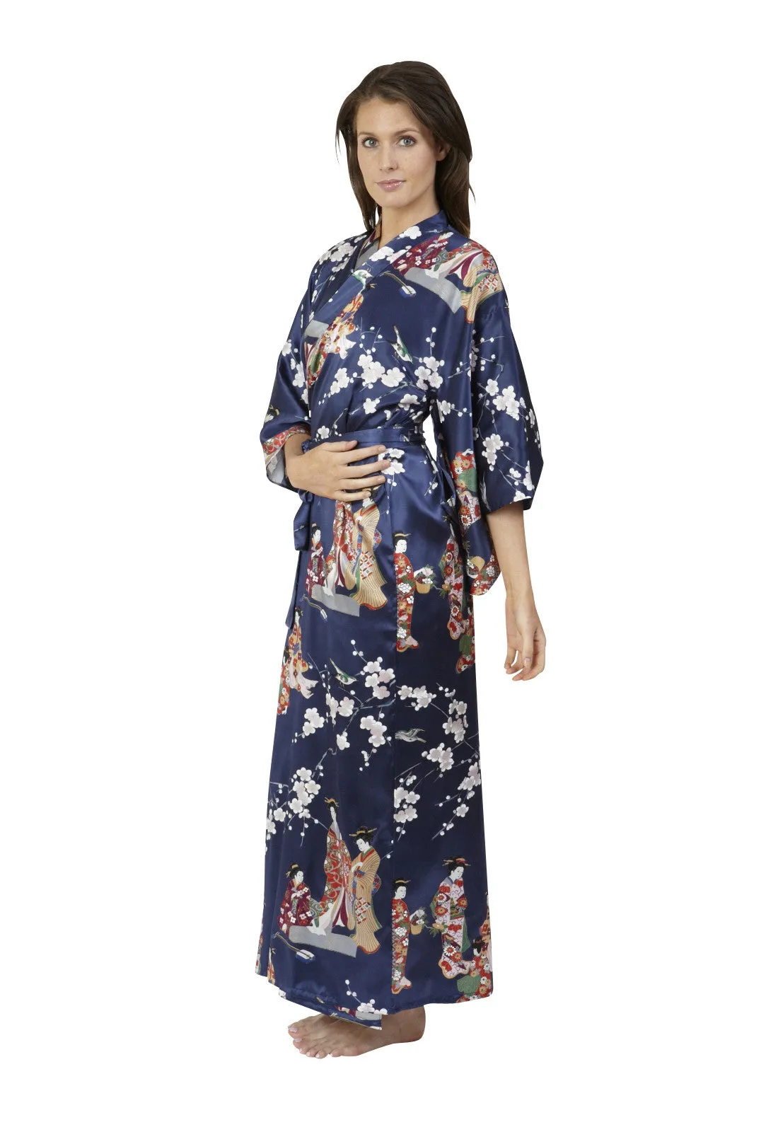 Kimono Beauty Silk Long Kimono