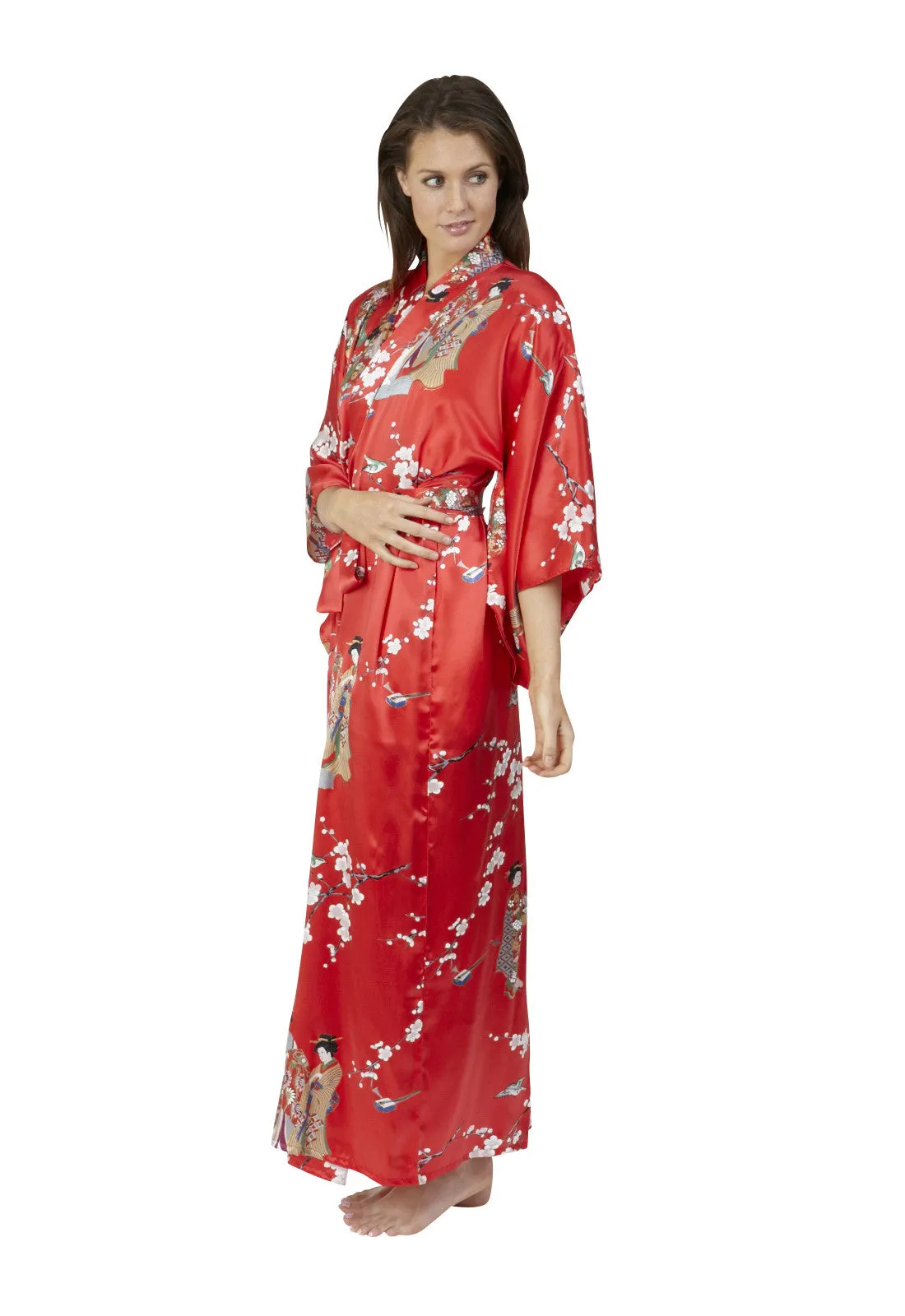 Kimono Beauty Silk Long Kimono