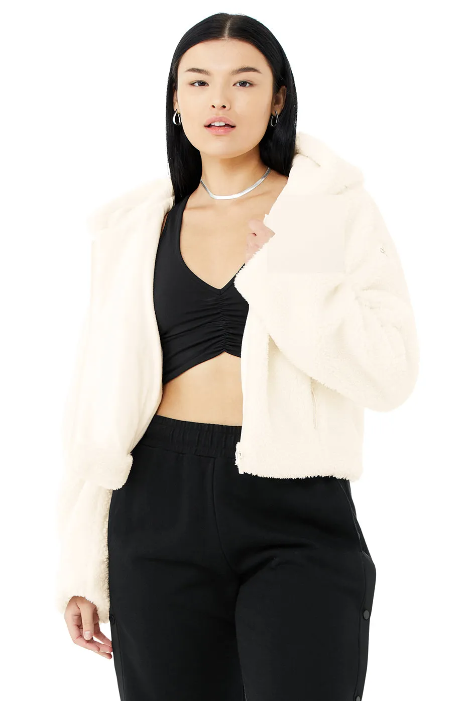 LA Sherpa Jacket - Ivory