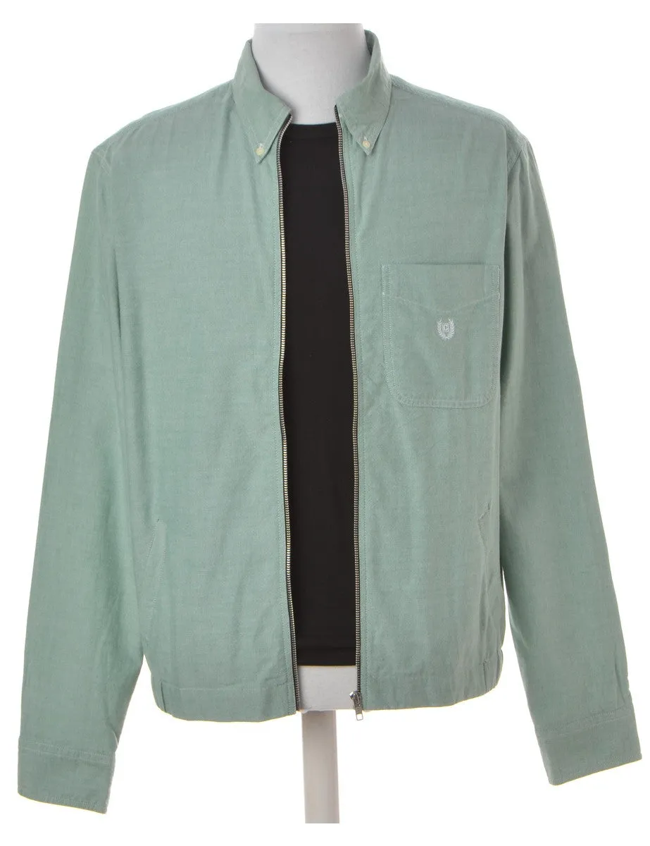 Label Light Green Summer Shacket