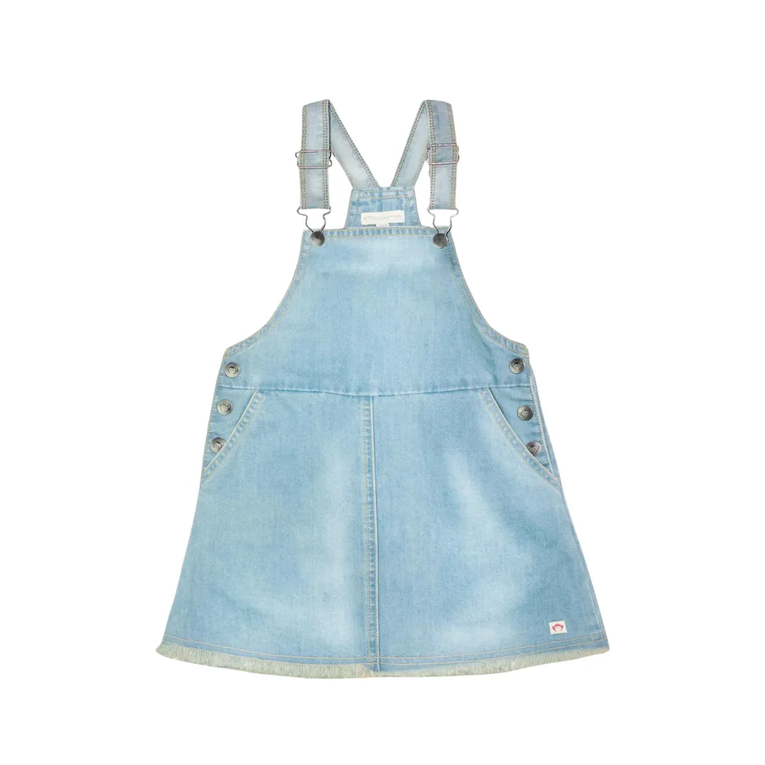 Light Blue Denim Josie Overall Dress