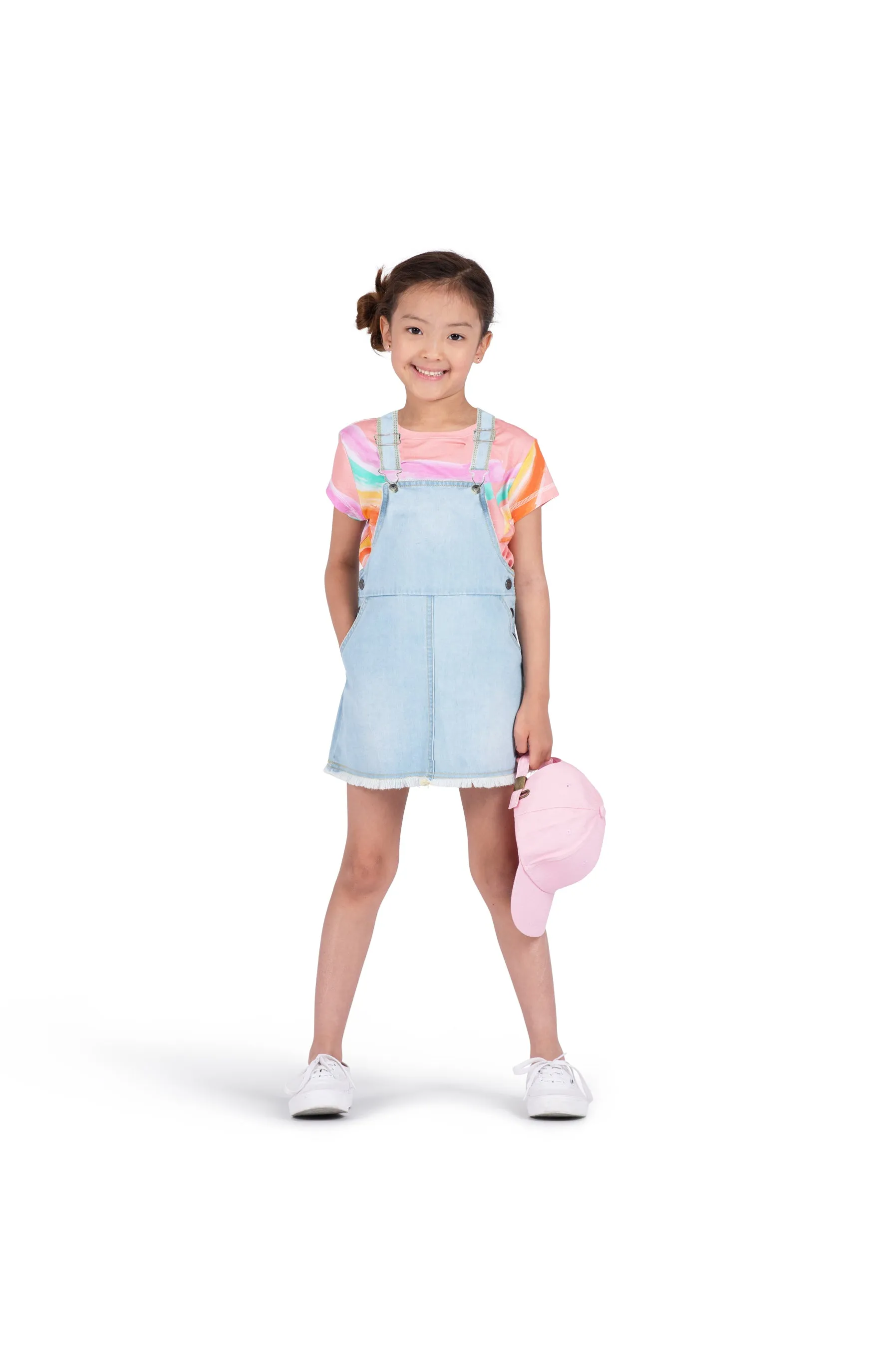 Light Blue Denim Josie Overall Dress