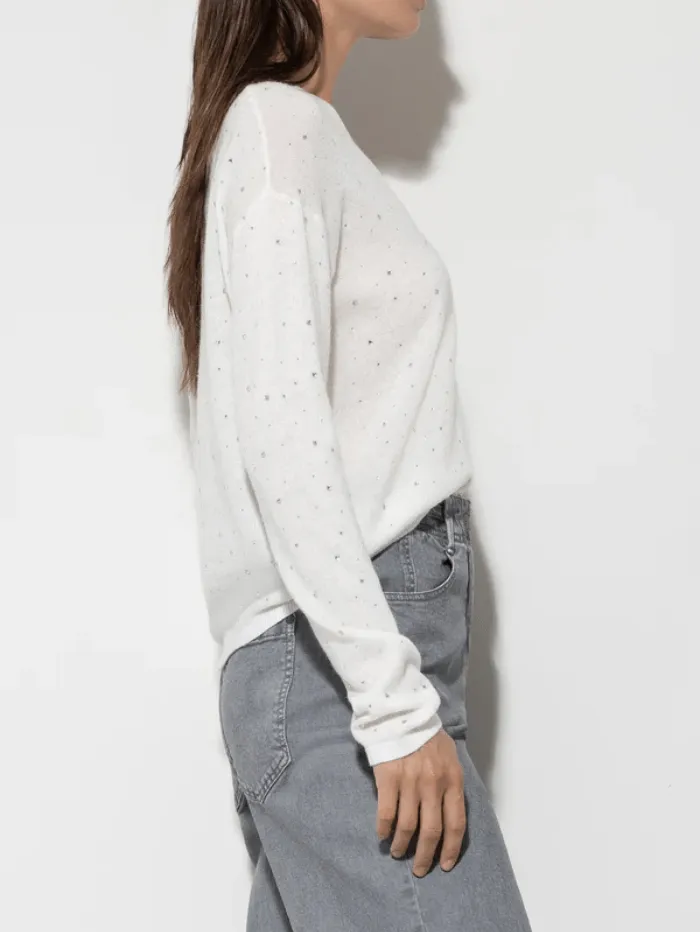 Luisa Cerano Sweater With Rhinestones 108528 5923 Col 0103